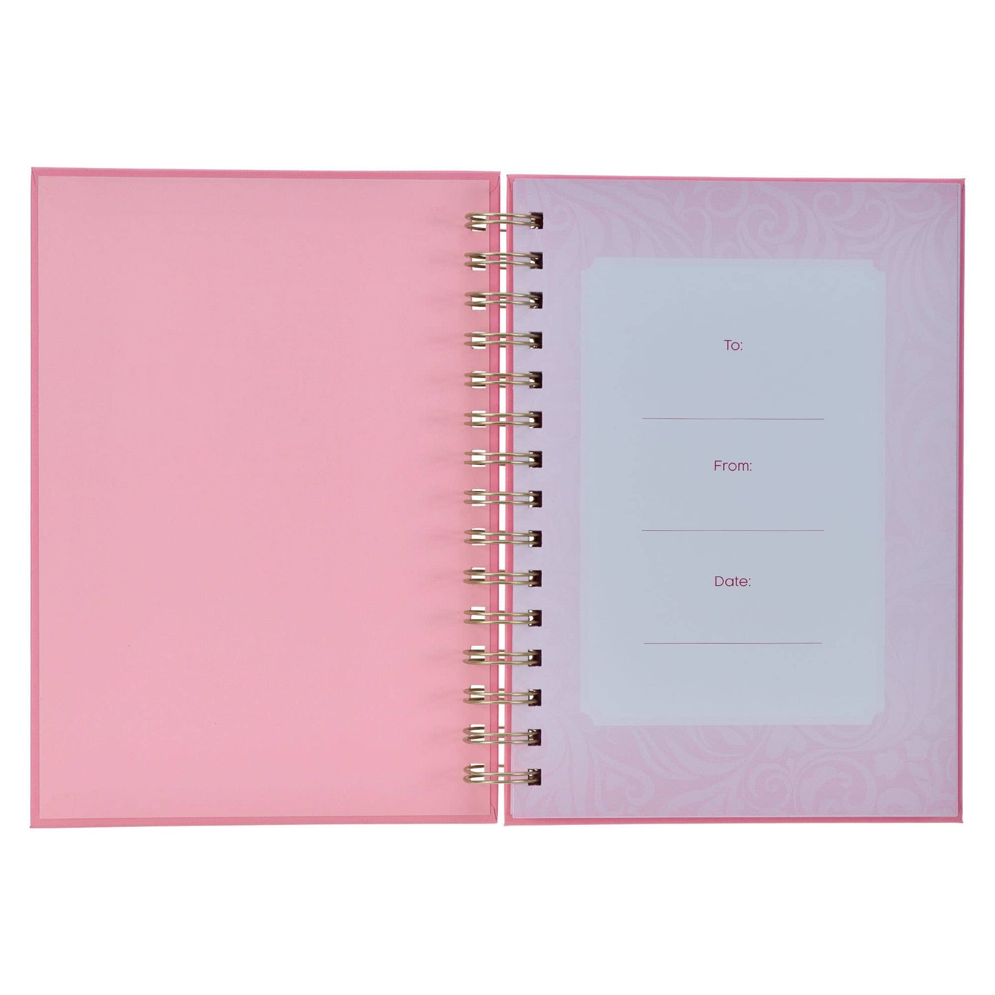 Journal Wirebound Pink She is Brave