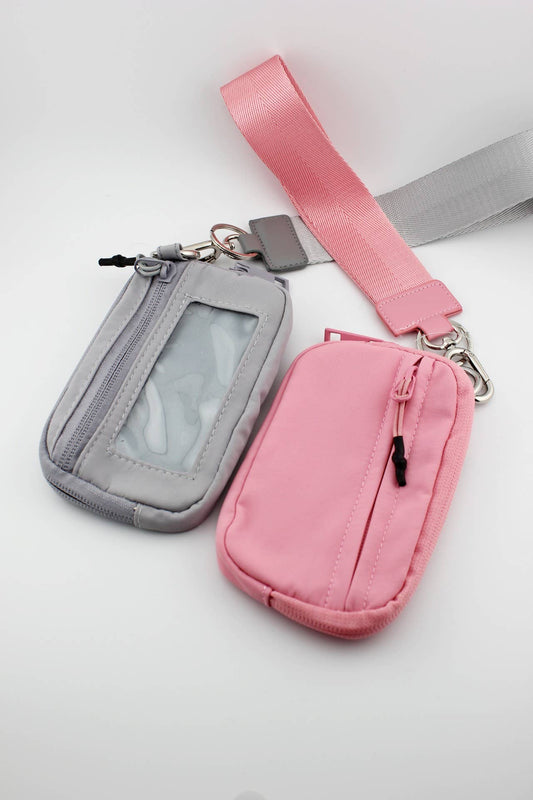 IW005 Nylon Zip Wallet With ID Window