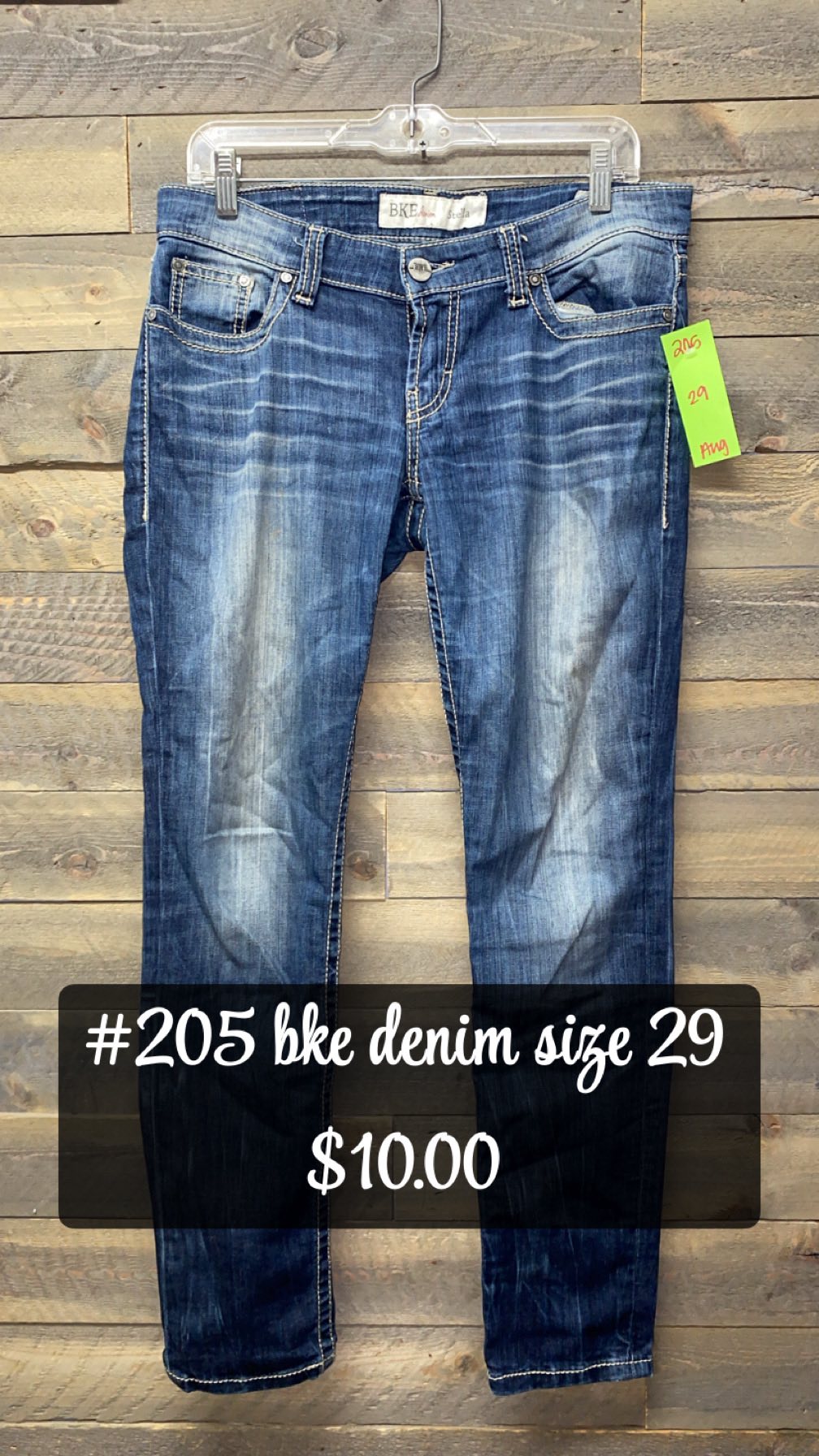 #205 BKE DENIM SIZE 29