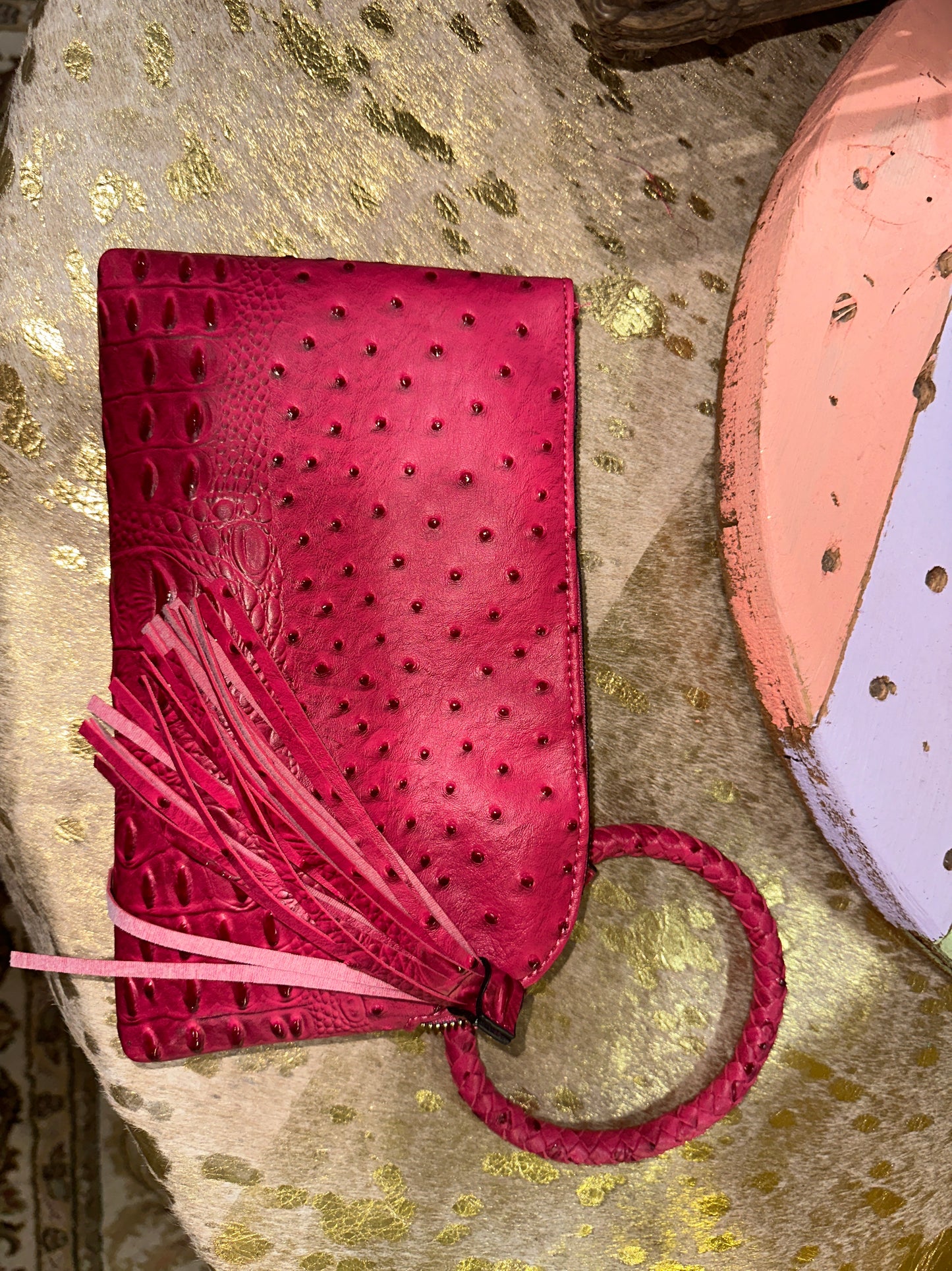 OSTRICH WRISTLET