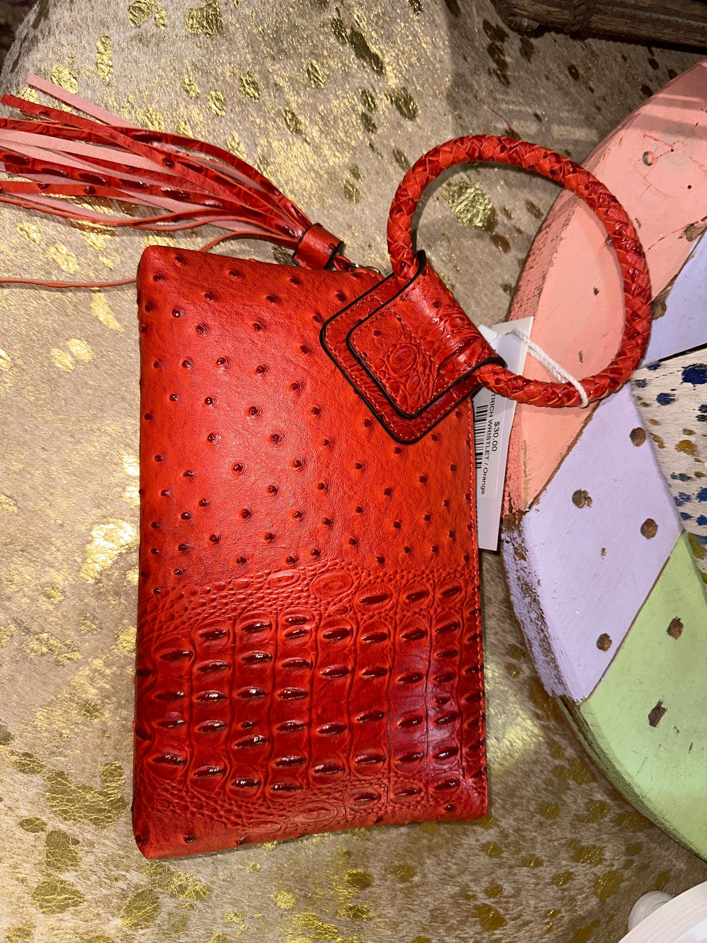 OSTRICH WRISTLET