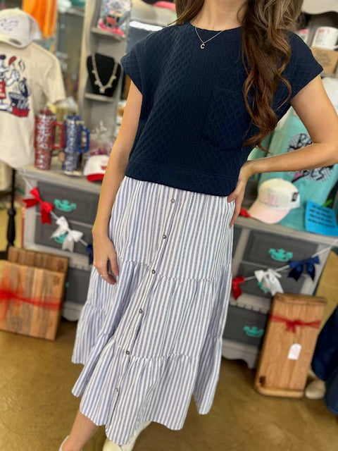 CC NAVY MAXI DRESS