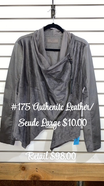 #175 Large Authentic Leather Jacket