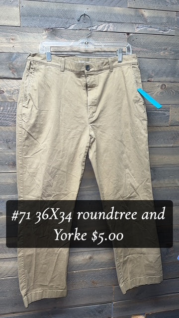 #71 Roundtree and Yorke 36x34