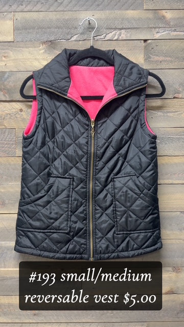#193 Small/Medium reversable vest