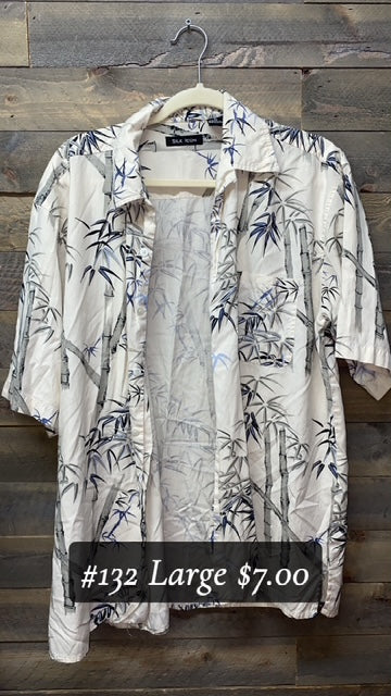 #132 Large Bamboo Button Up