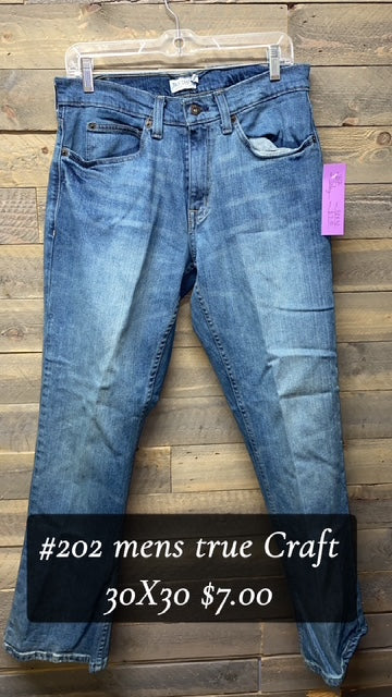 #202 Mens True Craft 30X30