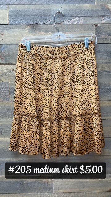 #205 MEDIUM SILK SKIRT