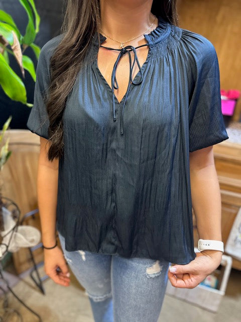 CC GREY DRESSY TOP