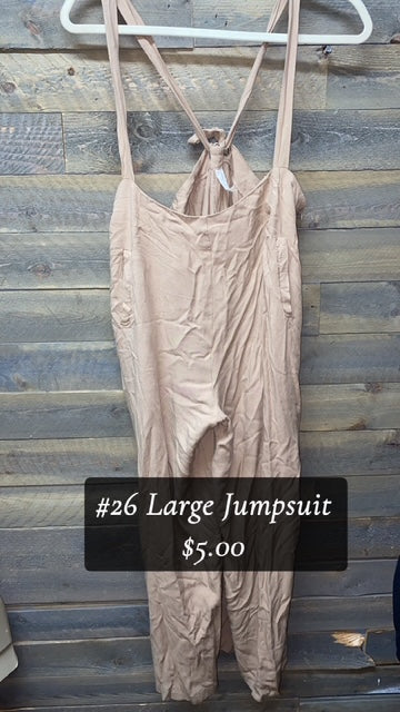 #26 LARGE TAUPE JUMPSUIT