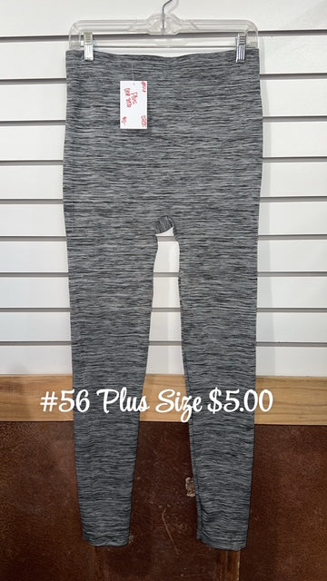 #56 Plus Size Grey Leggings
