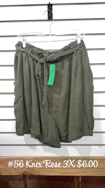 #56 3X Knox Pose Shorts