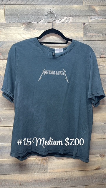 #15 Medium Black T-shirt