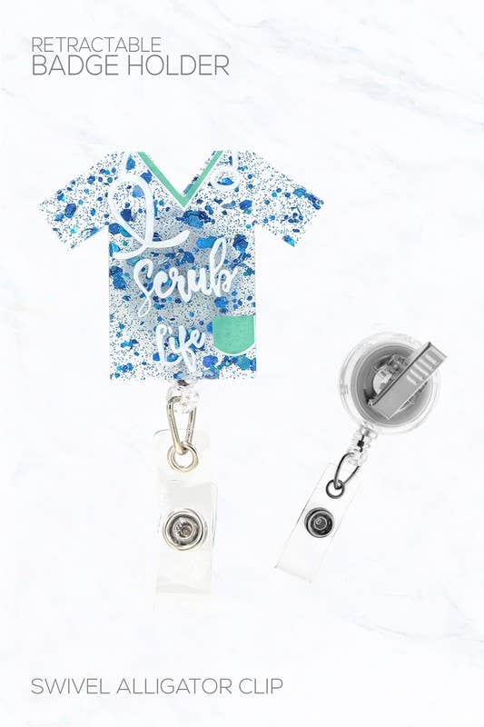 31839SAM Scrub Uniform Badge Holder