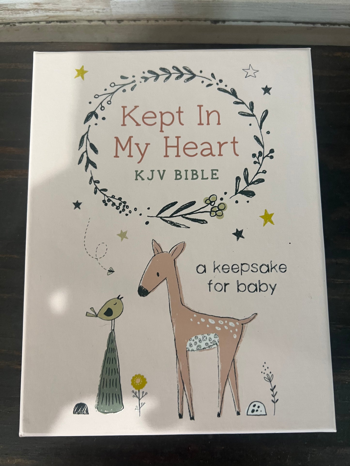 Kept In My Heart Baby Keepsake Bible