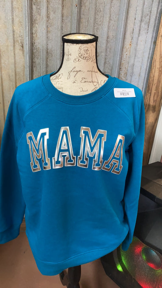 Mama blue/silver sweatshirt