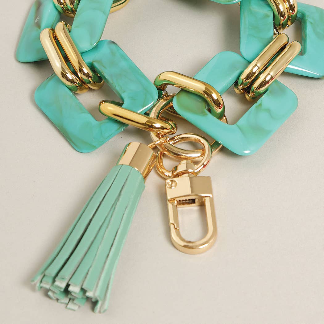 Bracelet Keychain with Tassel