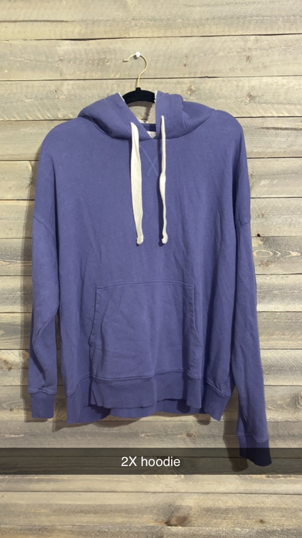 #162 2X Blue hoodie (9/29)