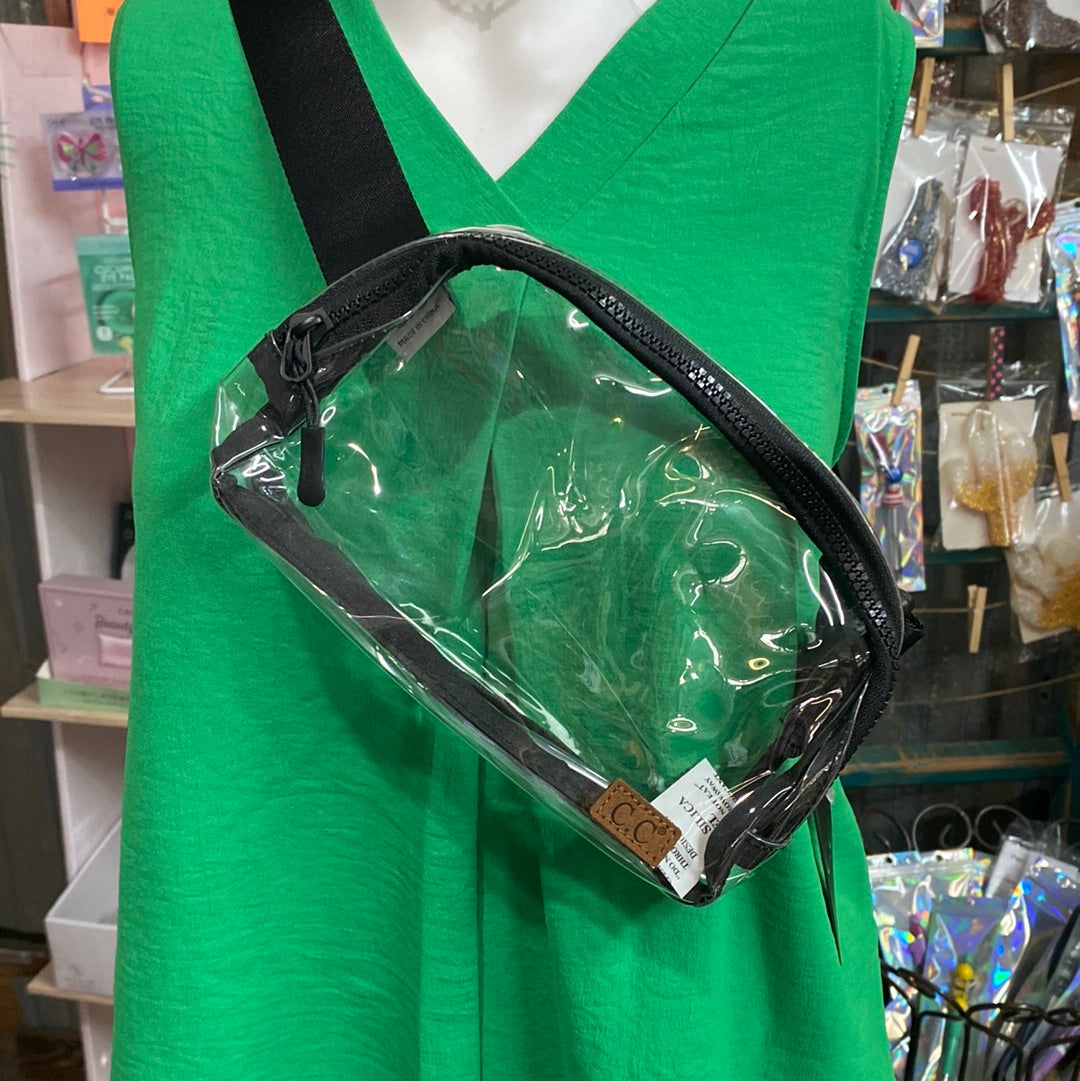 CLEAR BELT BAG