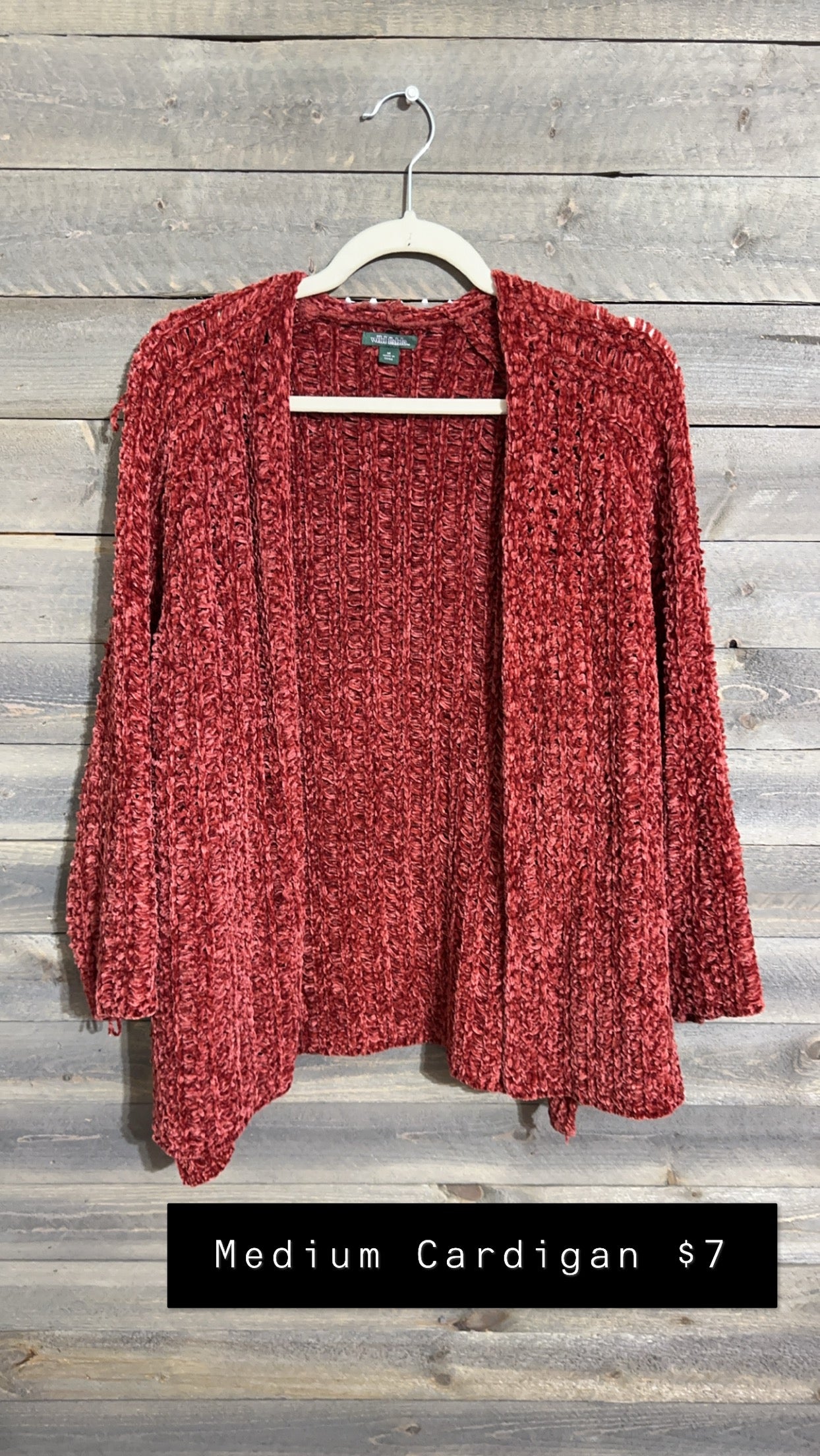 #111 CHENILLE MED CARDI NOV