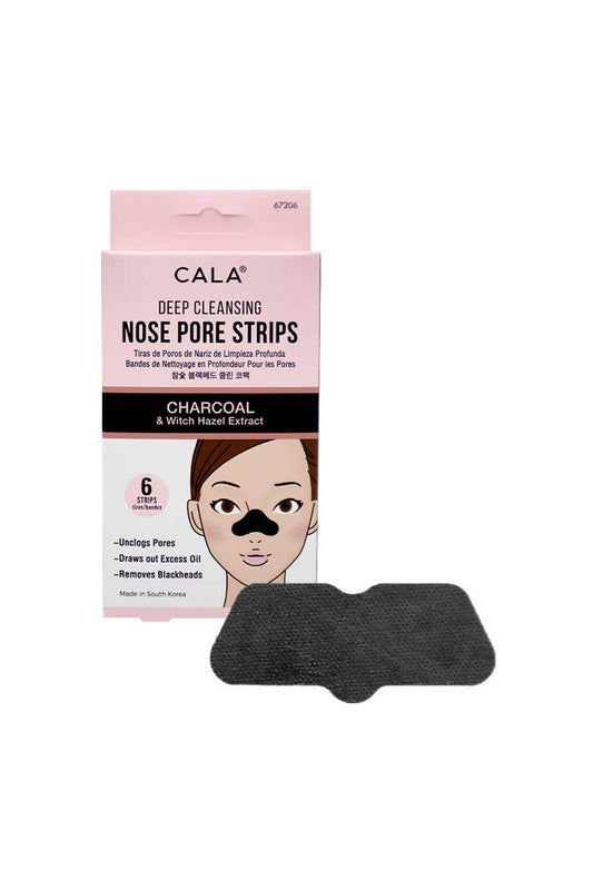 6pc Charcoal Nose Pore Strips
