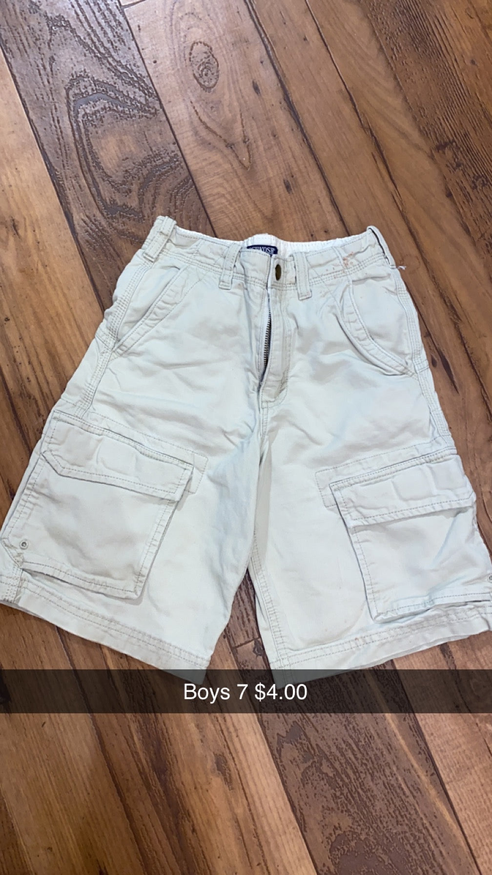 #160 size 7 khaki shorts