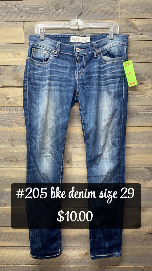 #205 BKE DENIM SIZE 29