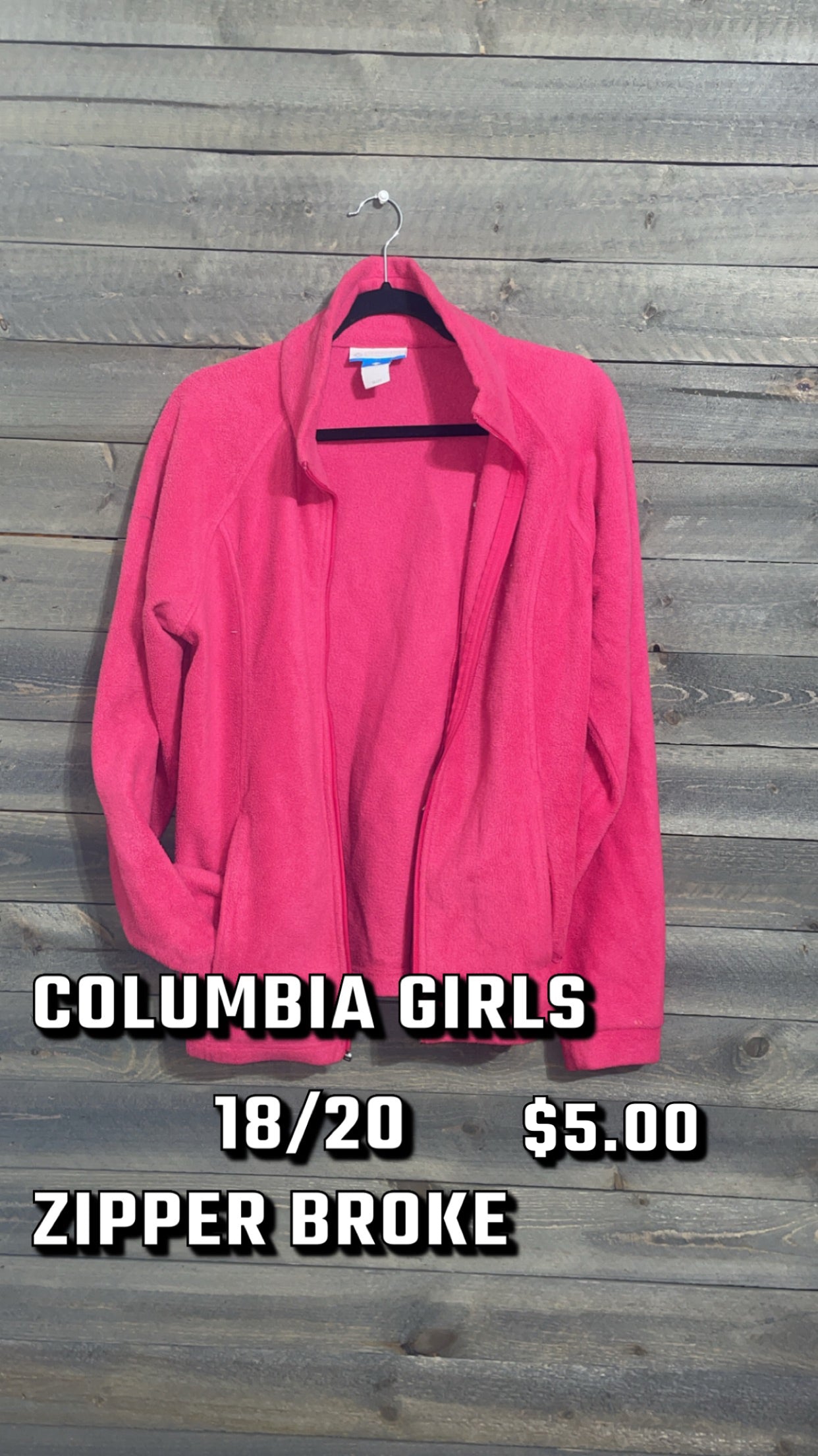 #74 COLUMBIA JACKET 18/20 NOV