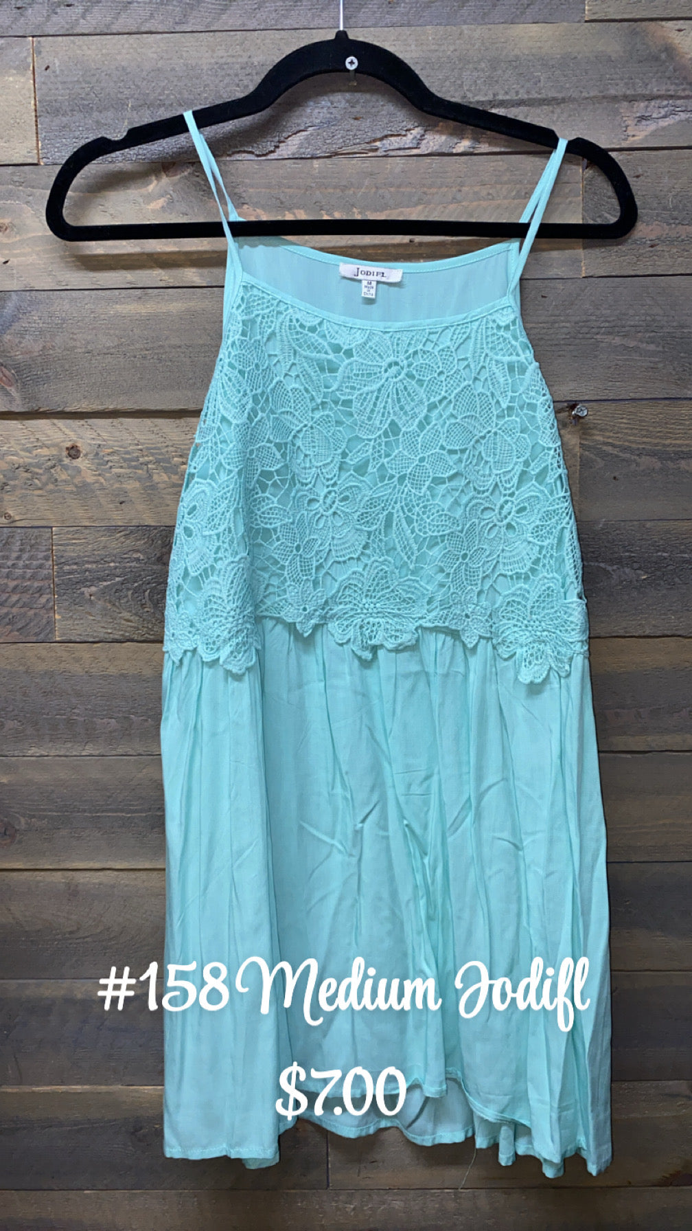 #158 Med Blue Tank