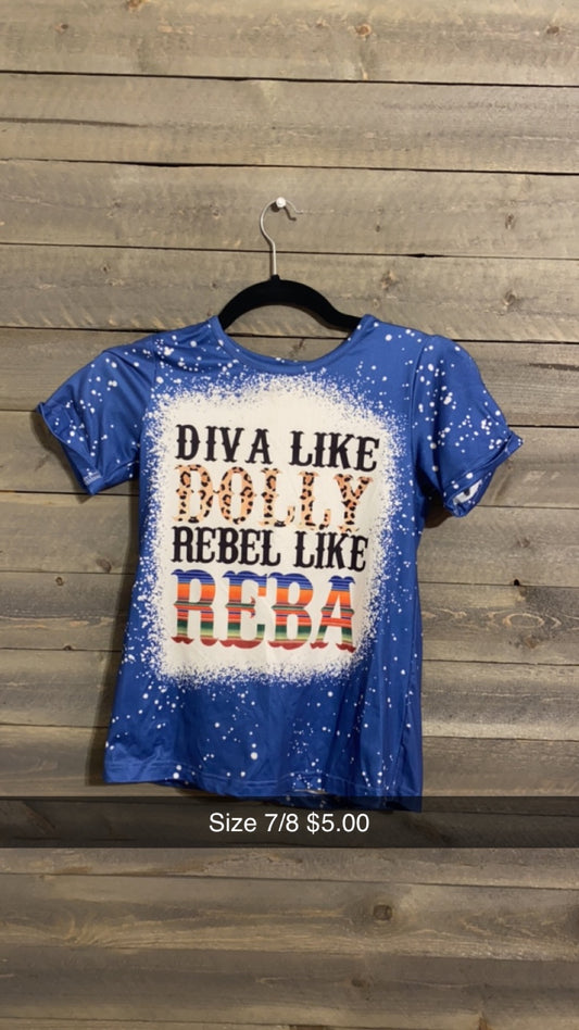 #25 DIVA LIKE DOLLY 7/8 TEE (10/23)