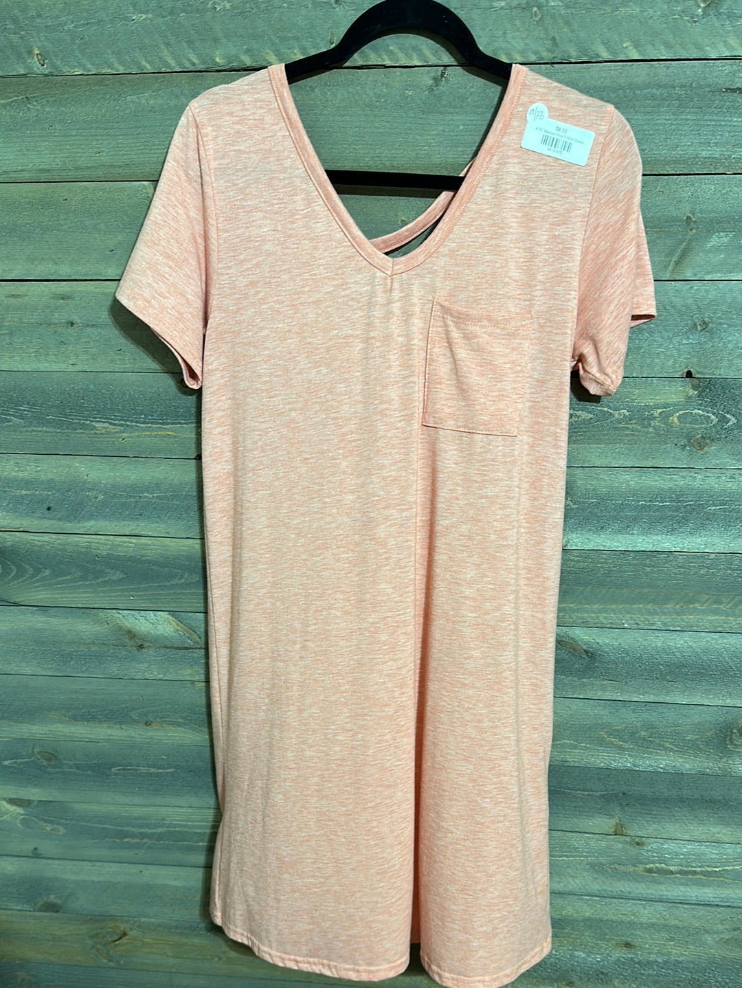 #161 Medium Pink T-Shirt Dress