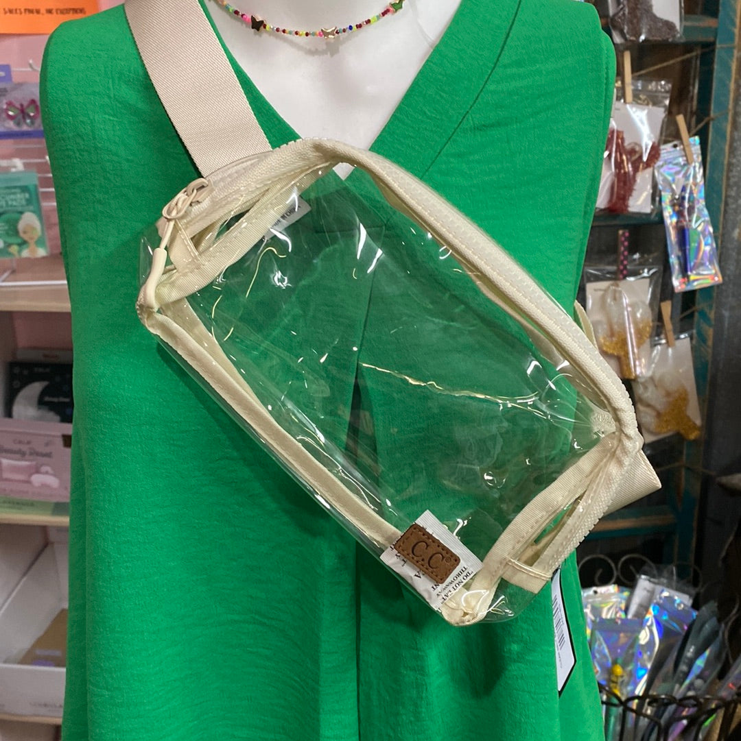 CLEAR BELT BAG