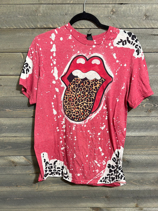 #2 BLEACHED ROLLING STONES WOMENS M TEE (OCT)