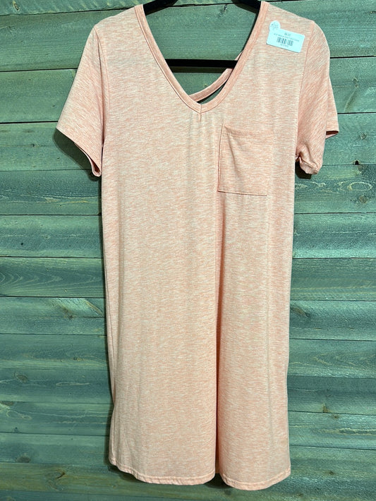 #161 Medium Pink T-Shirt Dress