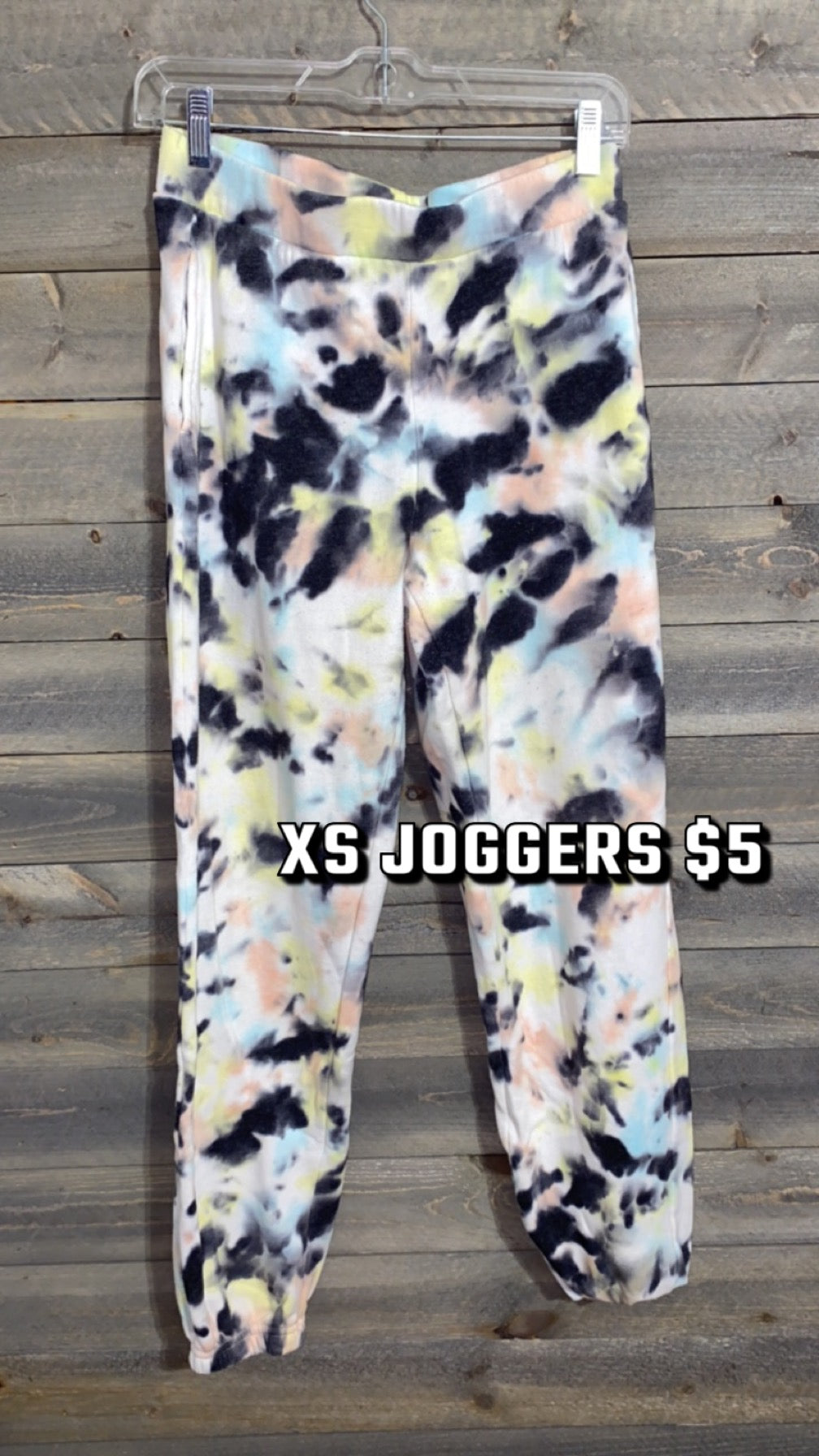 #128 XS TYE DYE JOGGERS NOV