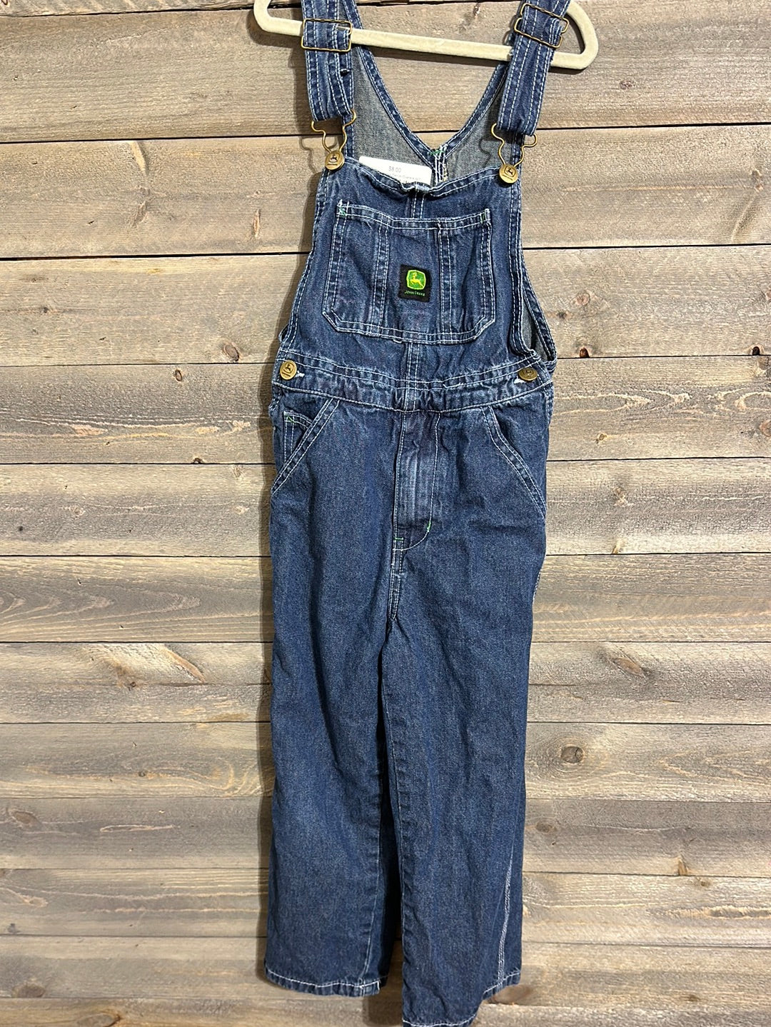 #77 John Deere Denim Overalls sz7