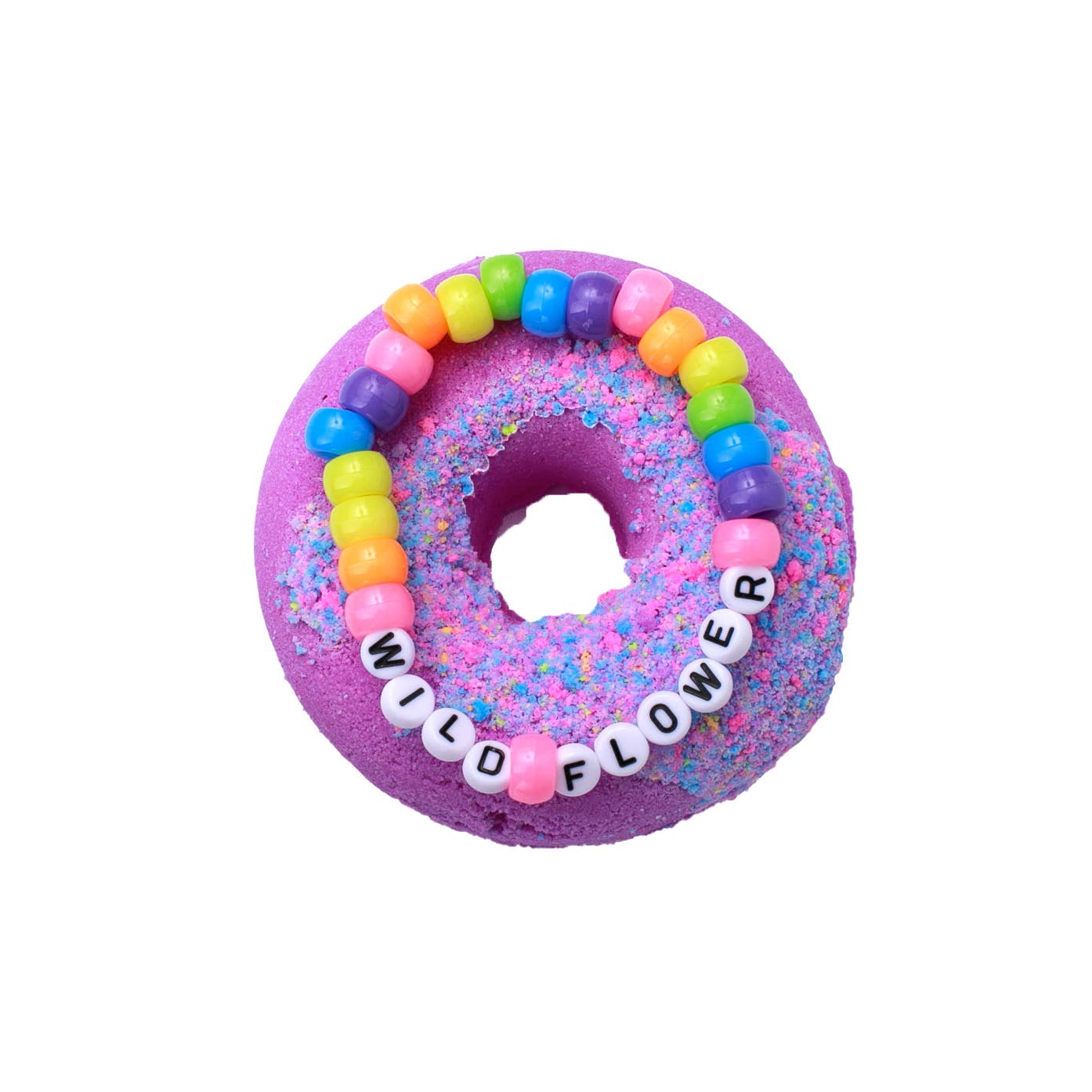 Donut Bath Bomb + Bracelet Pack | Purple