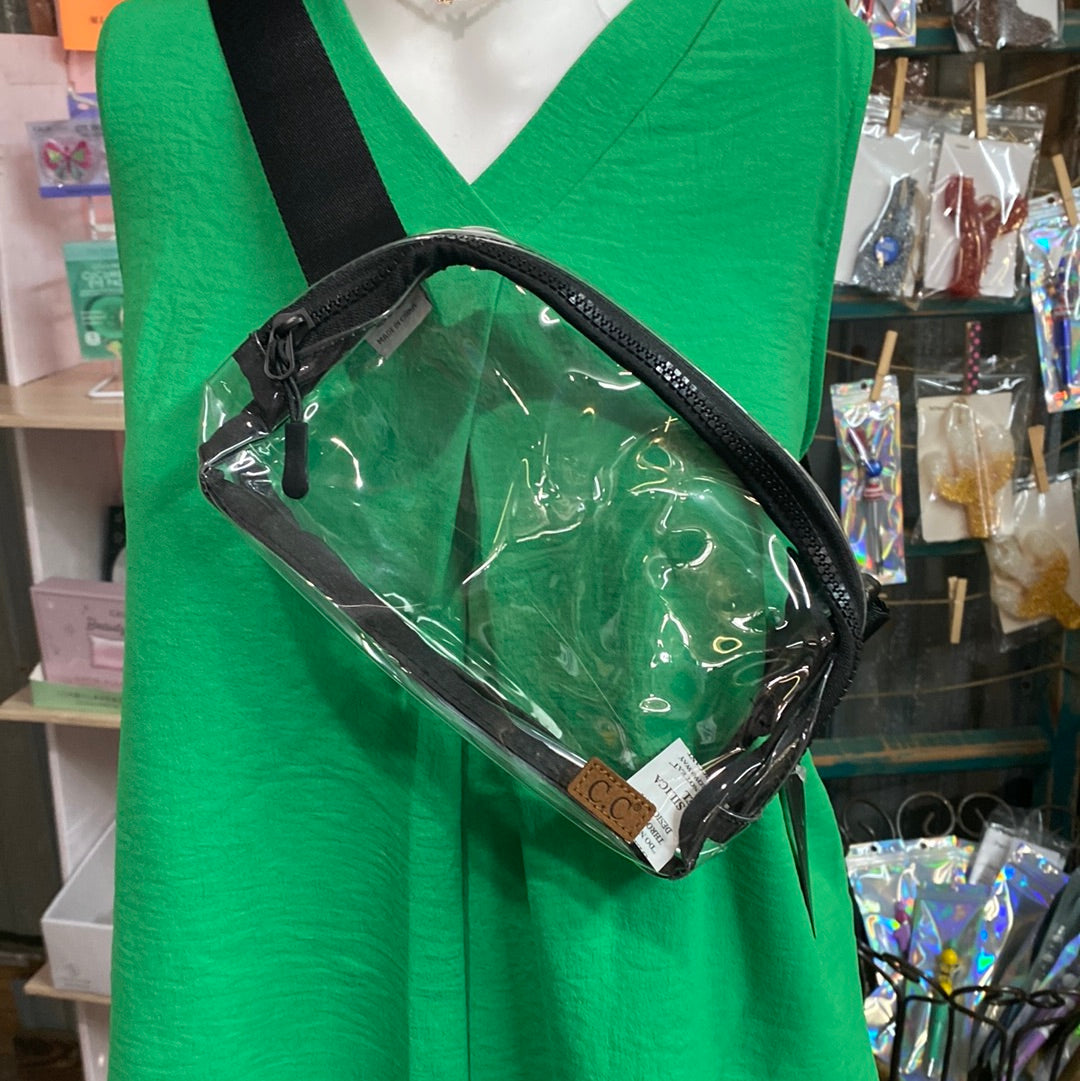 CLEAR BELT BAG