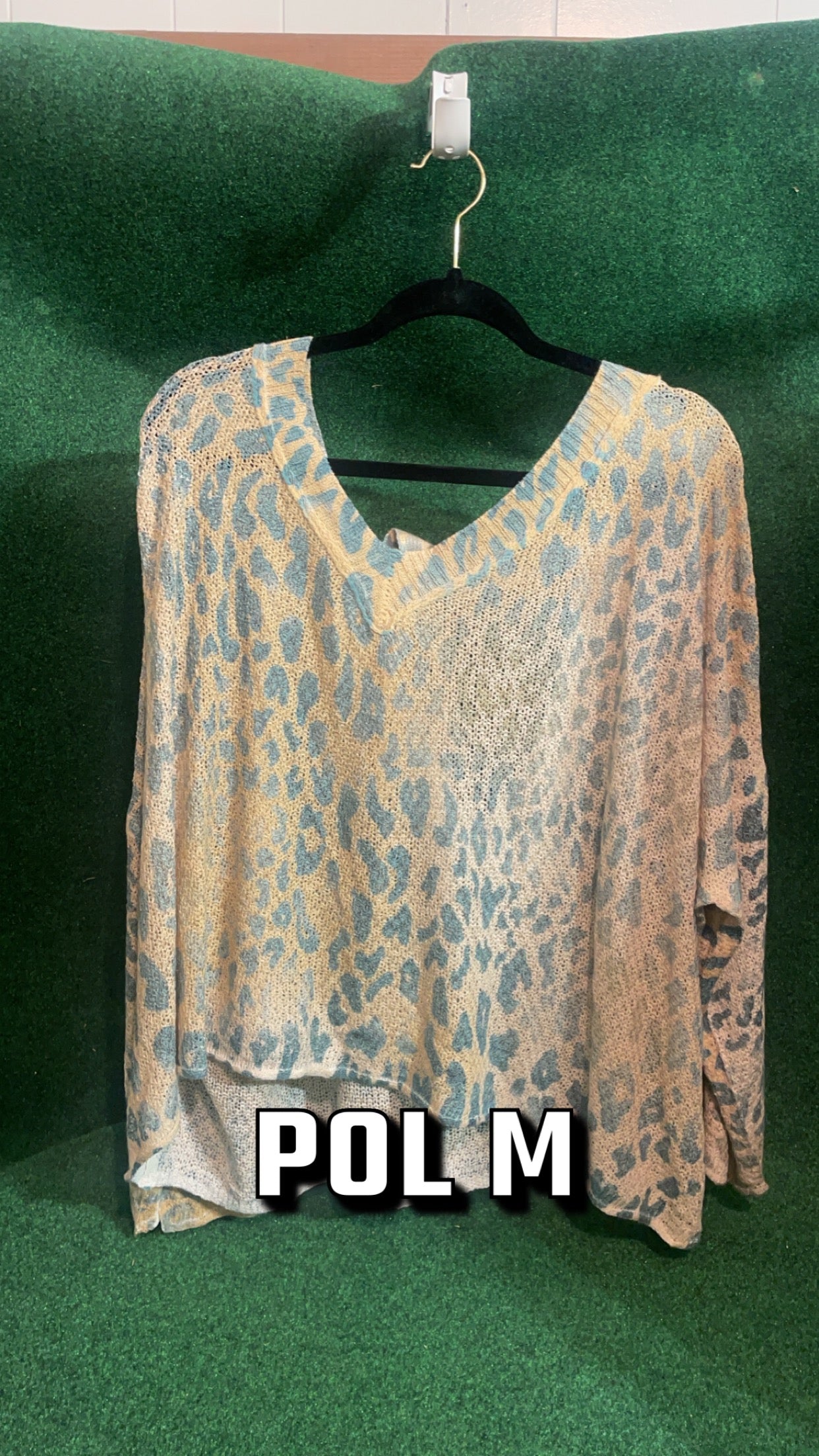 #149 Medium POL leopard top