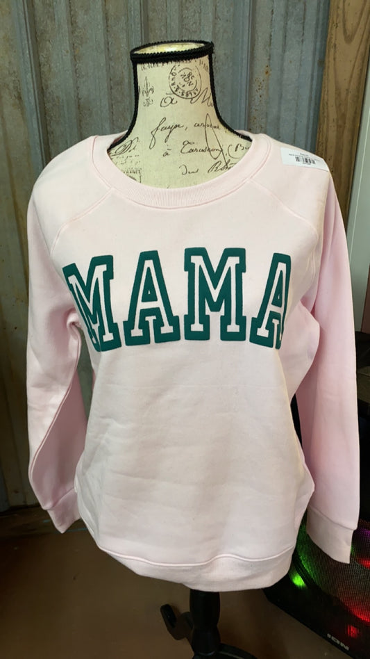 Mama pink/green sweatshirt