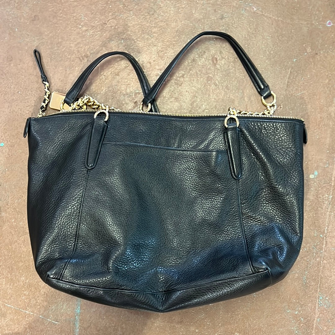 #144 Black Coach Bag