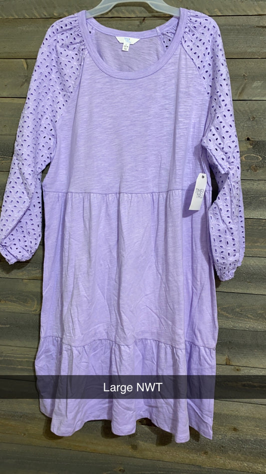 #19 purple dress large