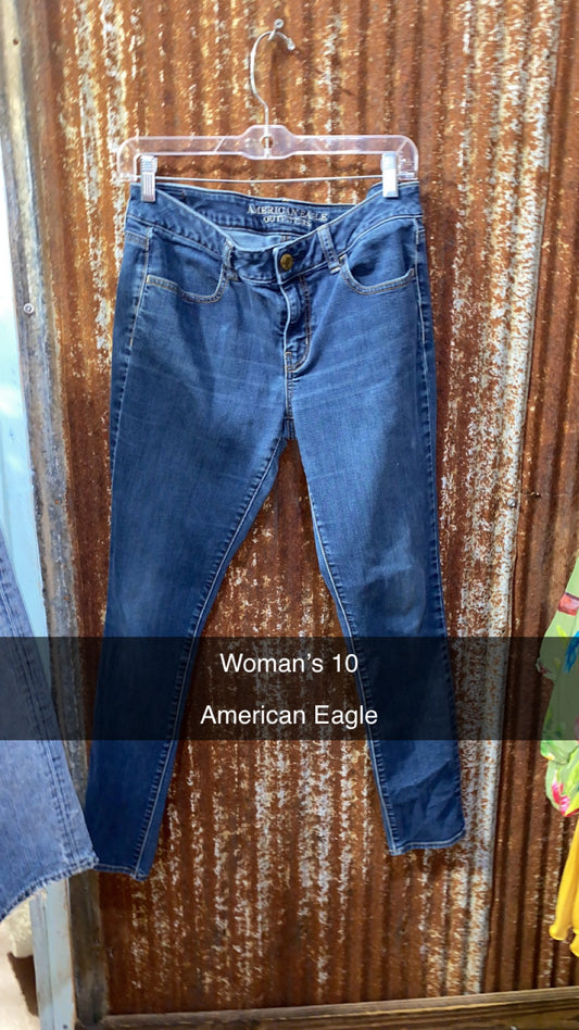 #19 size 10 american eagle jeans