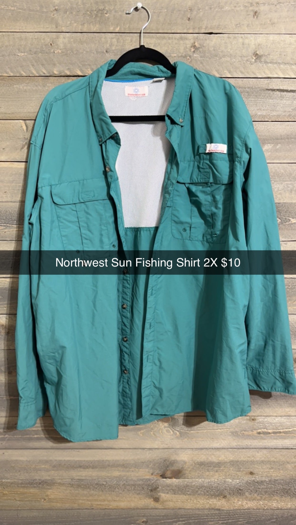 #51 Northwest Sun Fishing Shirt 2X (9/23)