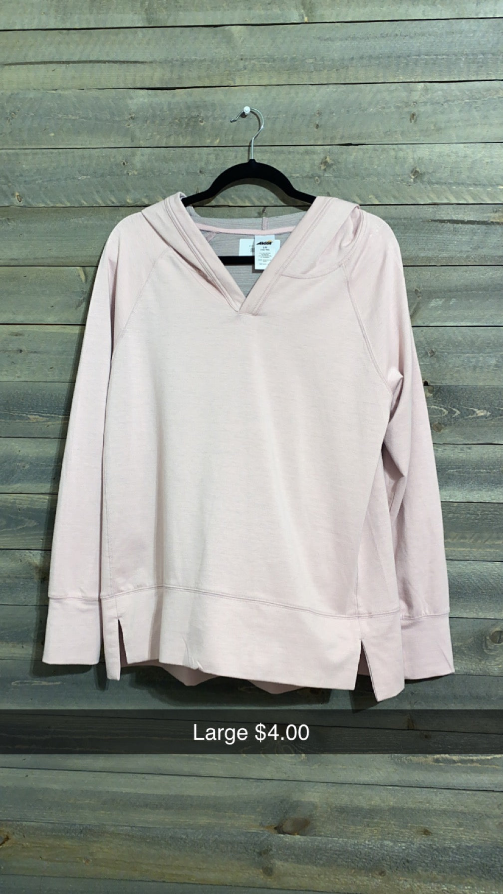 #161 lilac hoodie large