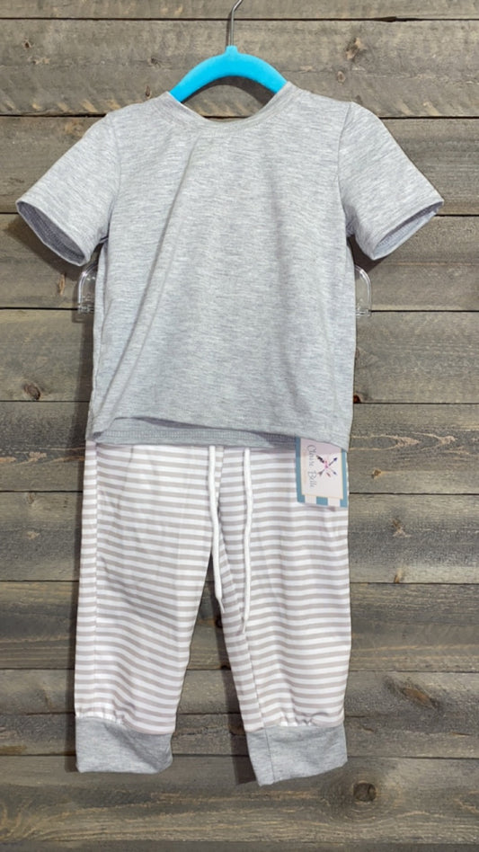 Gray stripe set