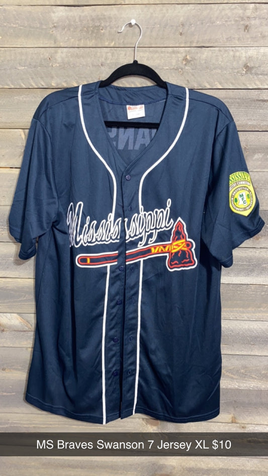 #9 MS BRAVES JERSEY XL NOVE