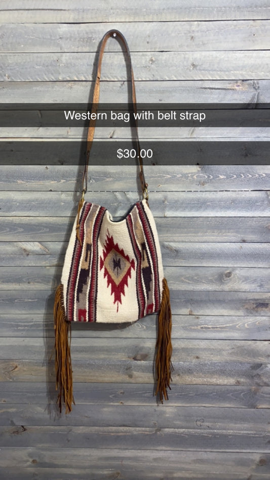 #2 Western bag purse with belt as strap