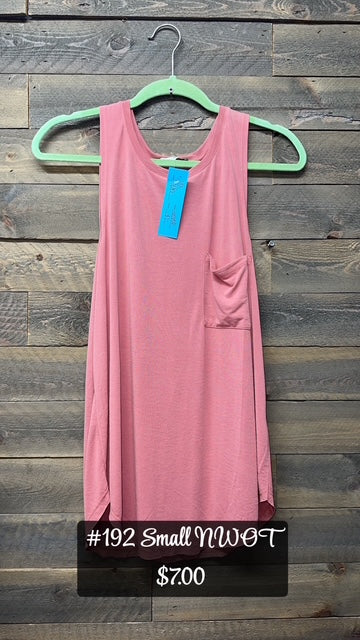 #192 Small Pink Tank