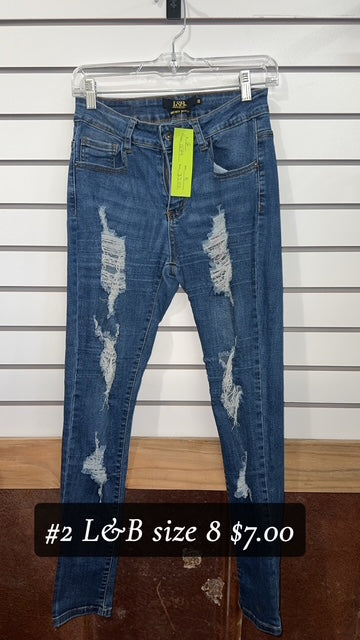#2 L&B JEANS SIZE 8